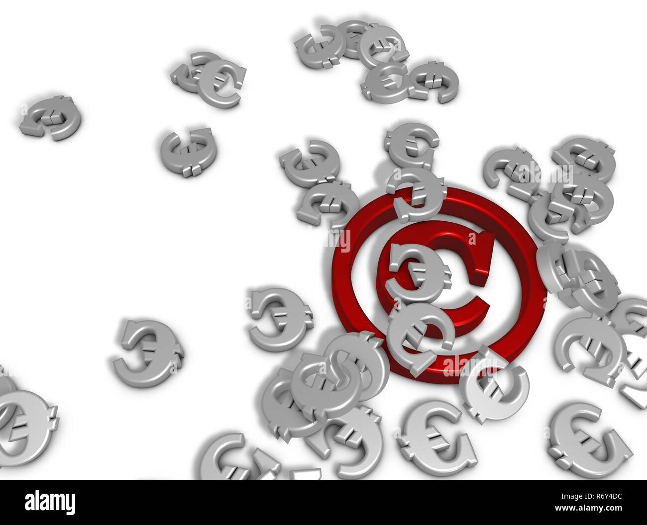 Abmahnindustrie Stockfoto