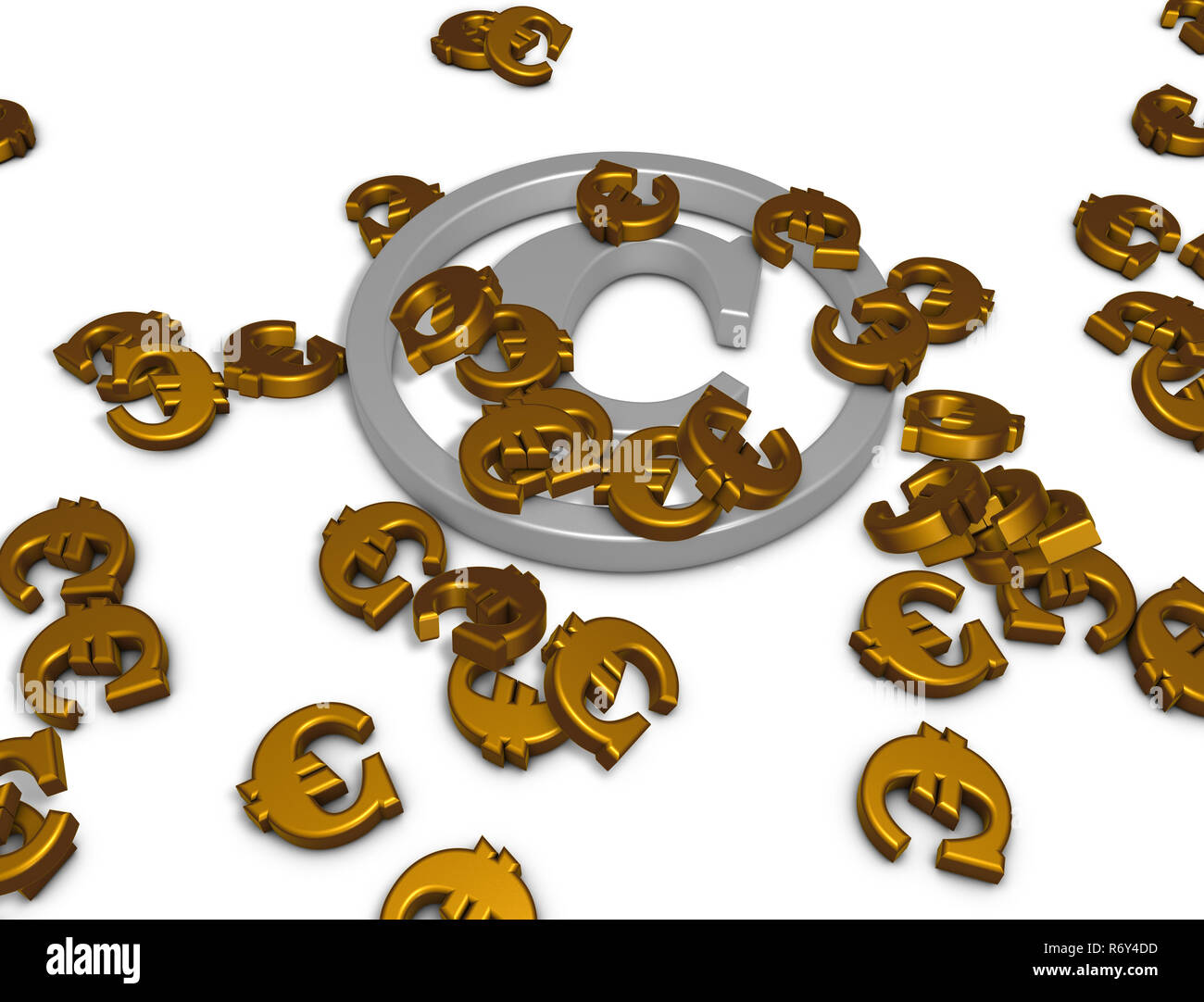 Abmahnindustrie Stockfoto