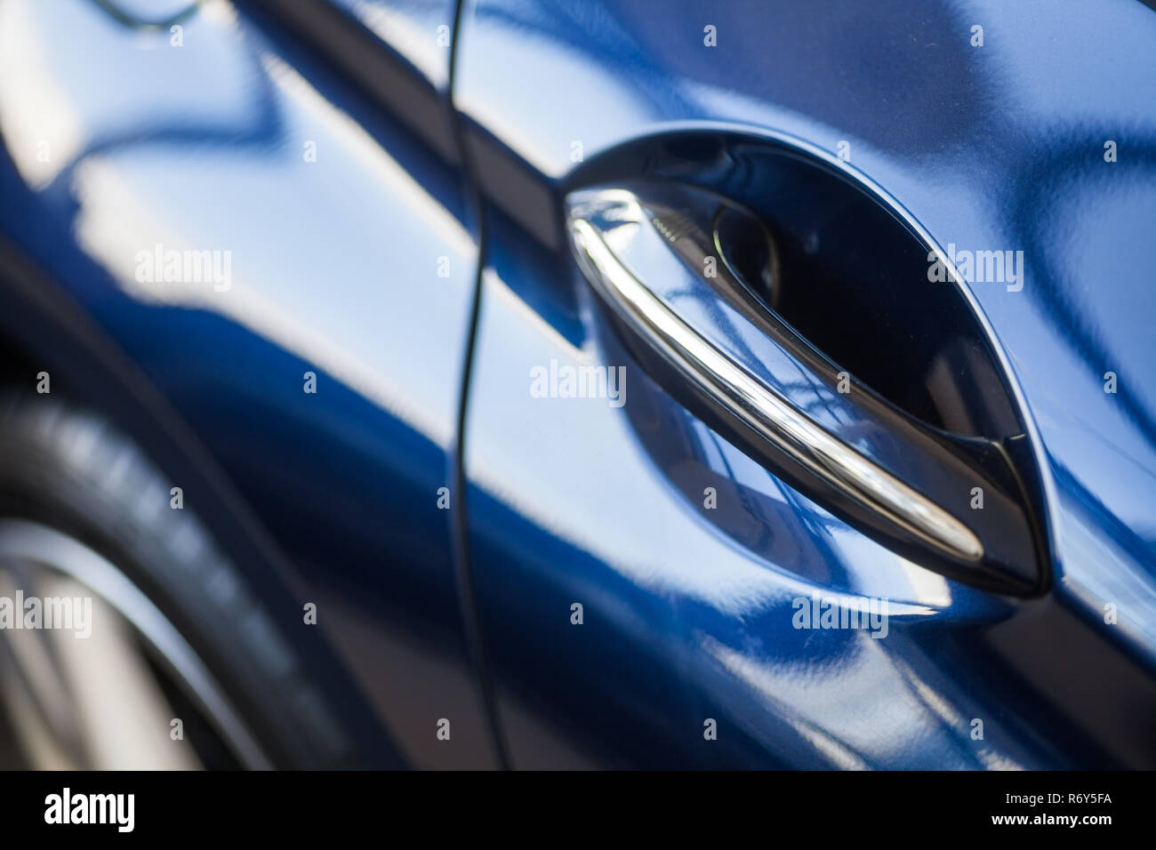 Auto-Türgriff Stockfoto