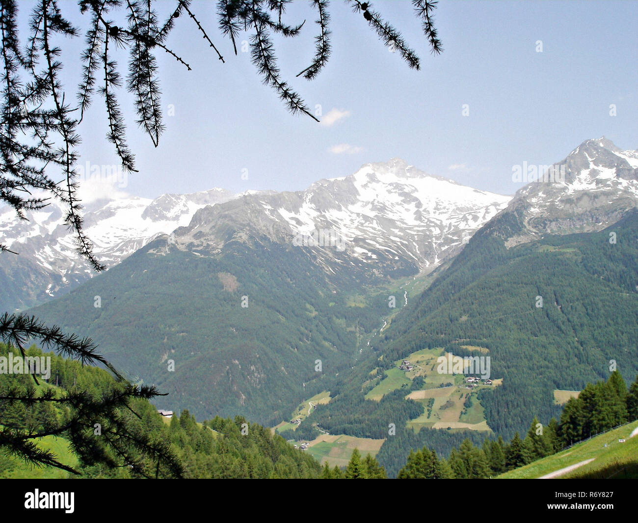 Wandern in Südtirol, Italien Stockfoto
