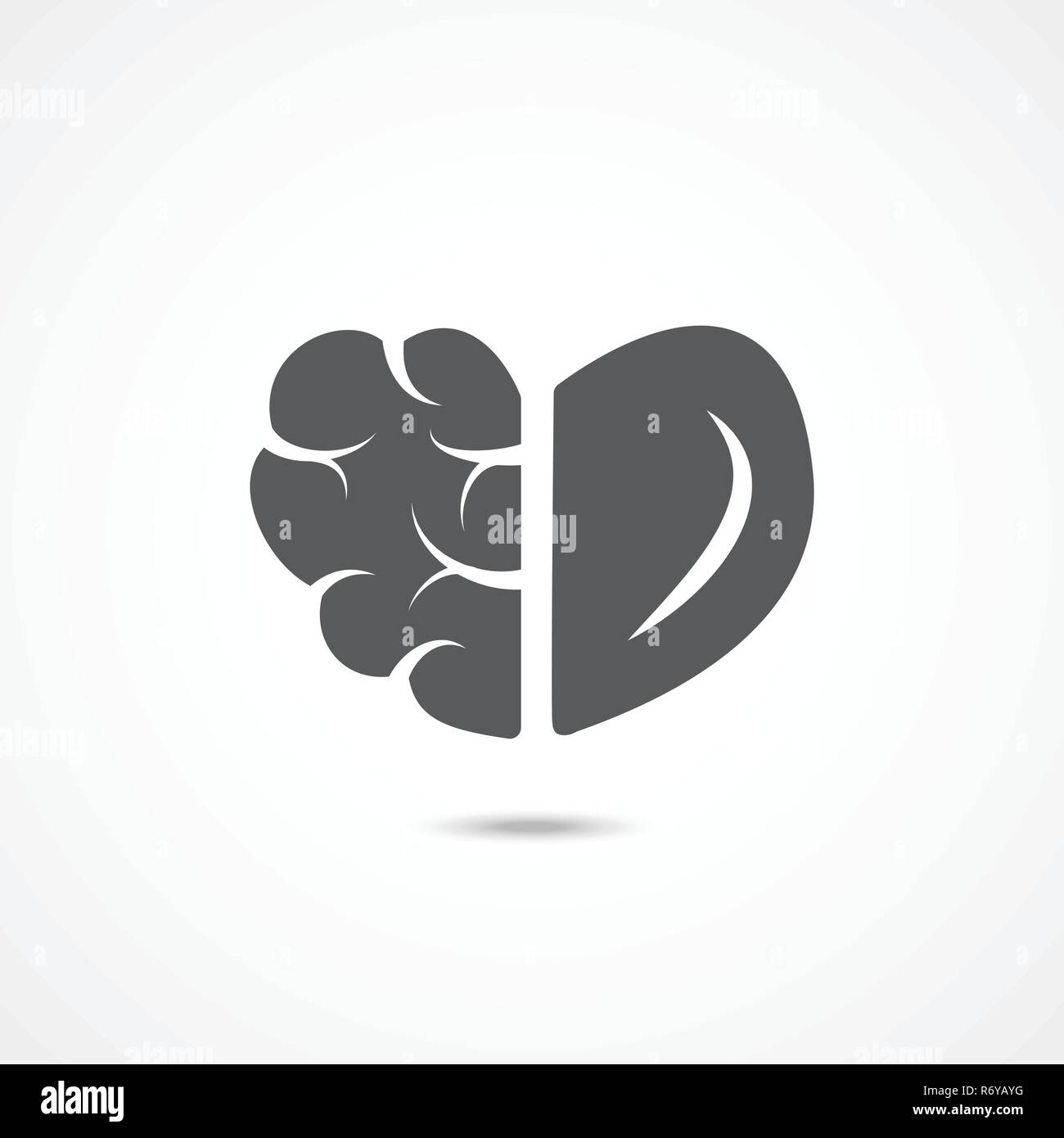 Emotionale Intelligenz Symbol Stock Vektor