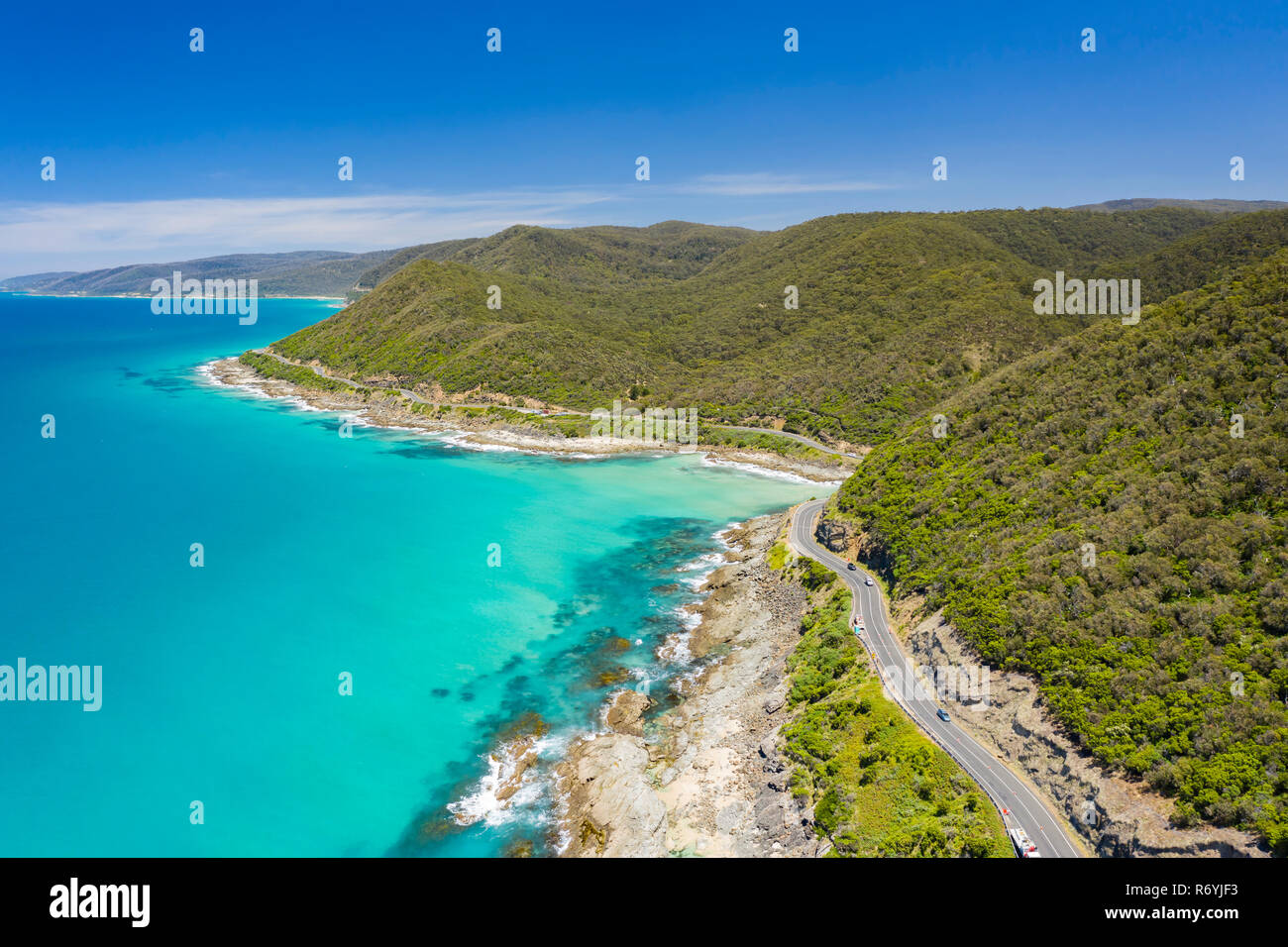Great Ocean Road in Australien Stockfoto