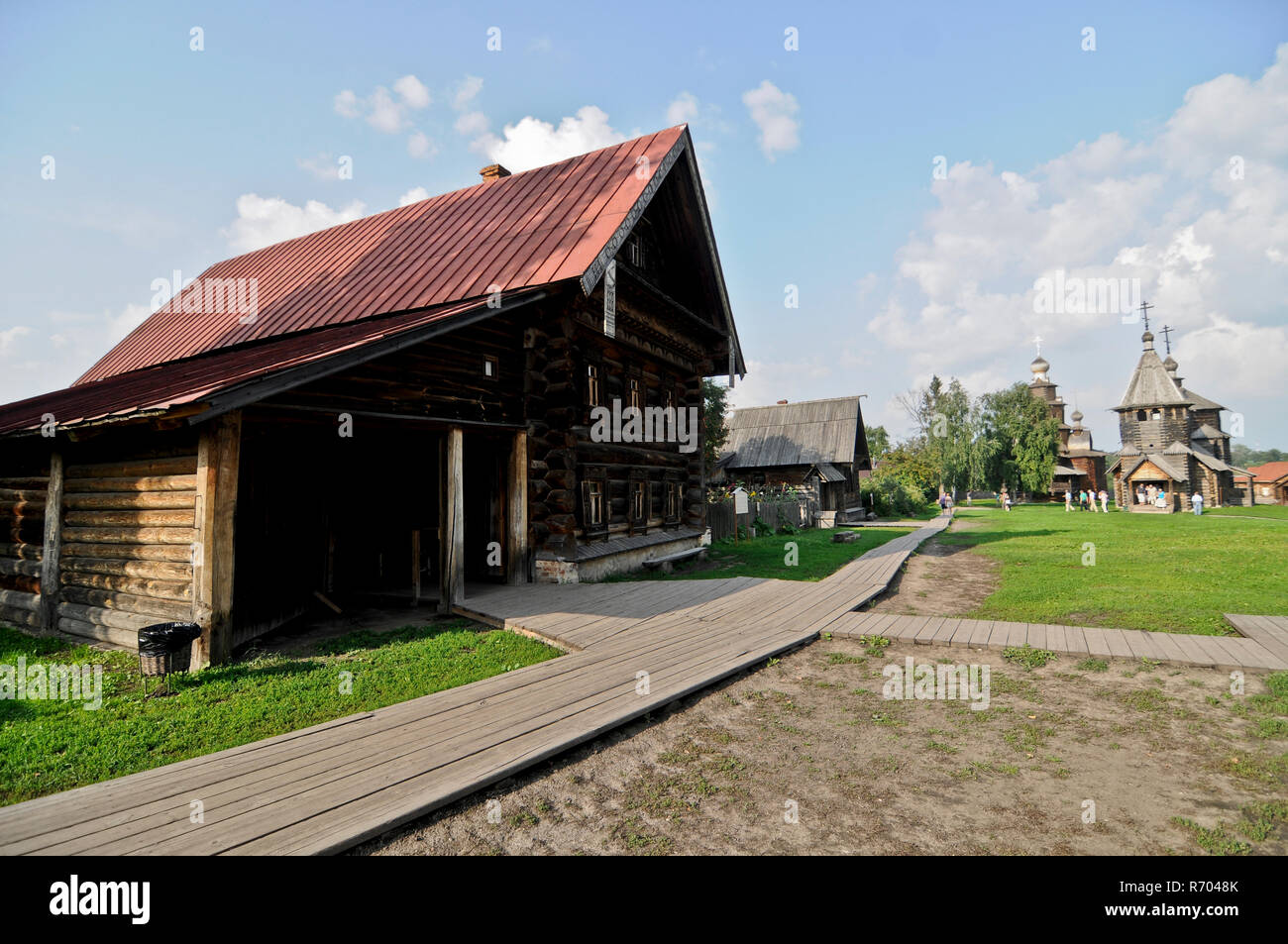 Museum für Holzarchitektur und bäuerlichen Lebens - Wladimir, Russland Stockfoto