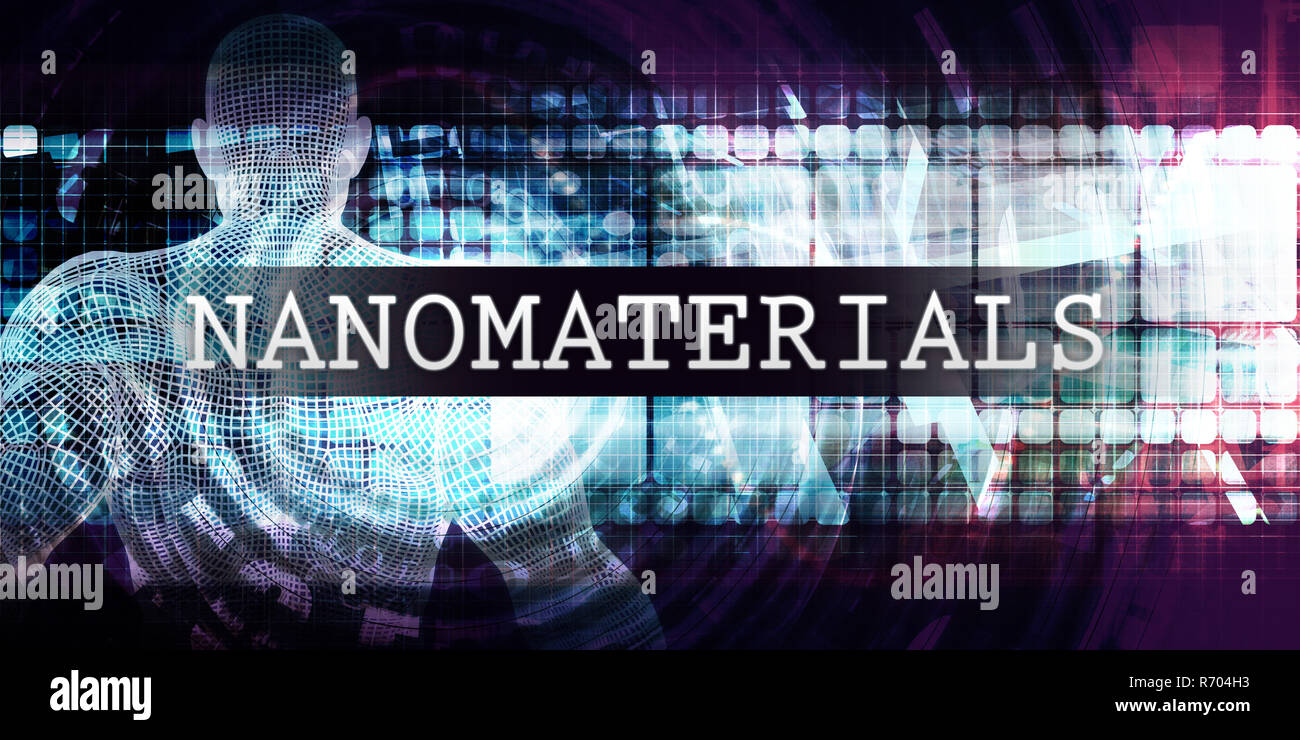 Nanomaterialien Industrie Stockfoto
