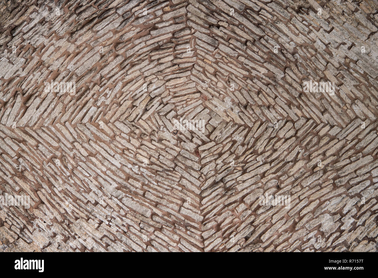 Mauerwerk Dome, Detail, Mauerwerk, Kirche, Ruine, Visby, Insel Gotland, Schweden Stockfoto