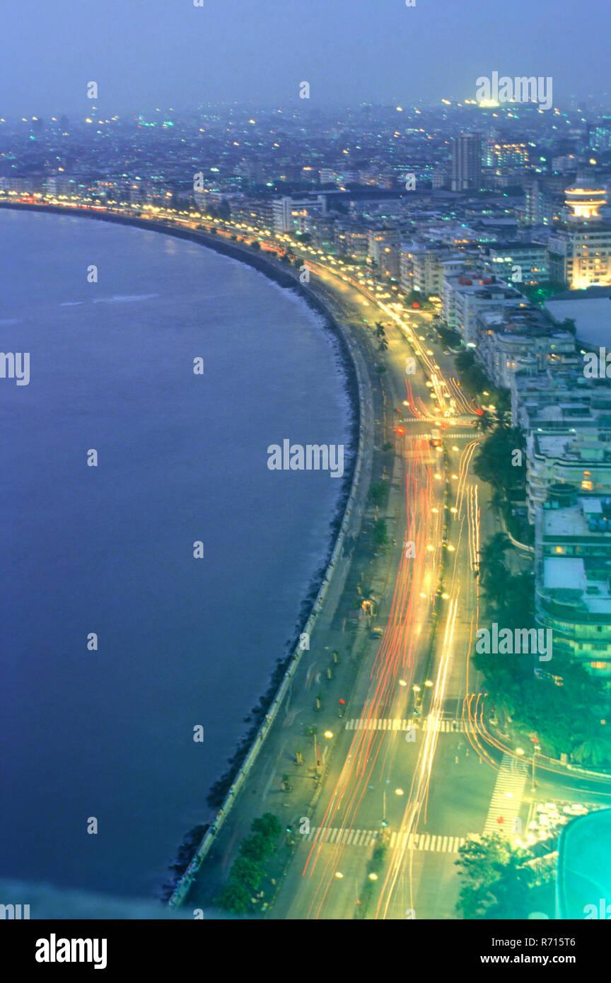 Marine Drive, mumbai Bombay, Maharashtra, Indien Stockfoto