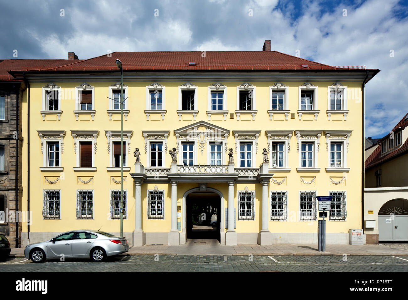 Ellrodt'schen Palais, Bayreuth, Oberfranken, Bayern, Deutschland Stockfoto