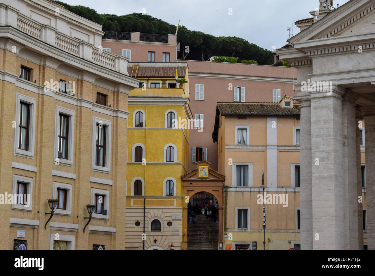 Vatikanstadt, päpstliche Residenz, Italien Stockfoto