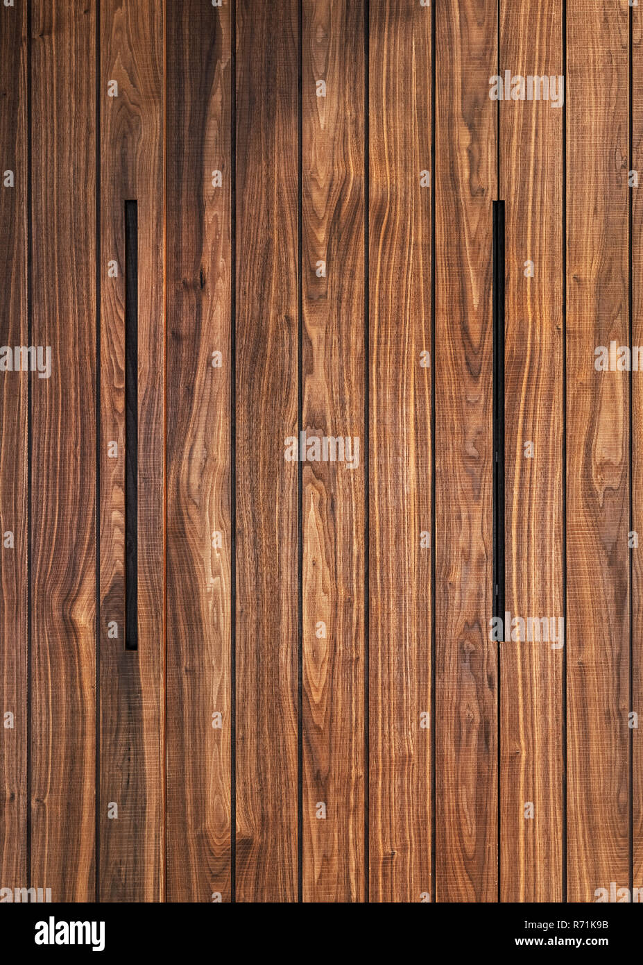Braun Holz- wand, Hintergrund. Holz Textur, Oberfläche. Holz- Muster. Stockfoto