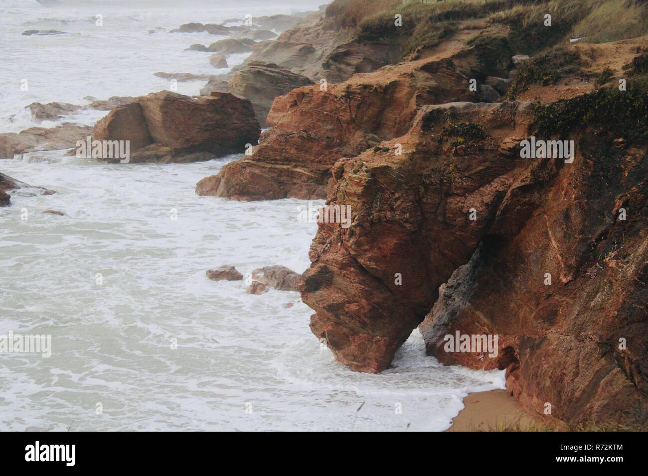 Sea Side Frankreich Stockfoto