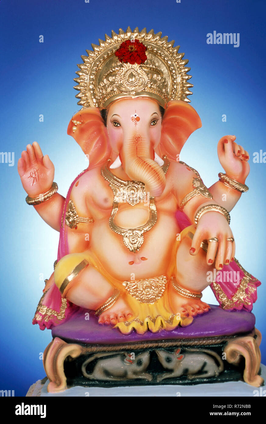 Ganesh ganpati Festival, Elefant Gott Prozession Stockfoto