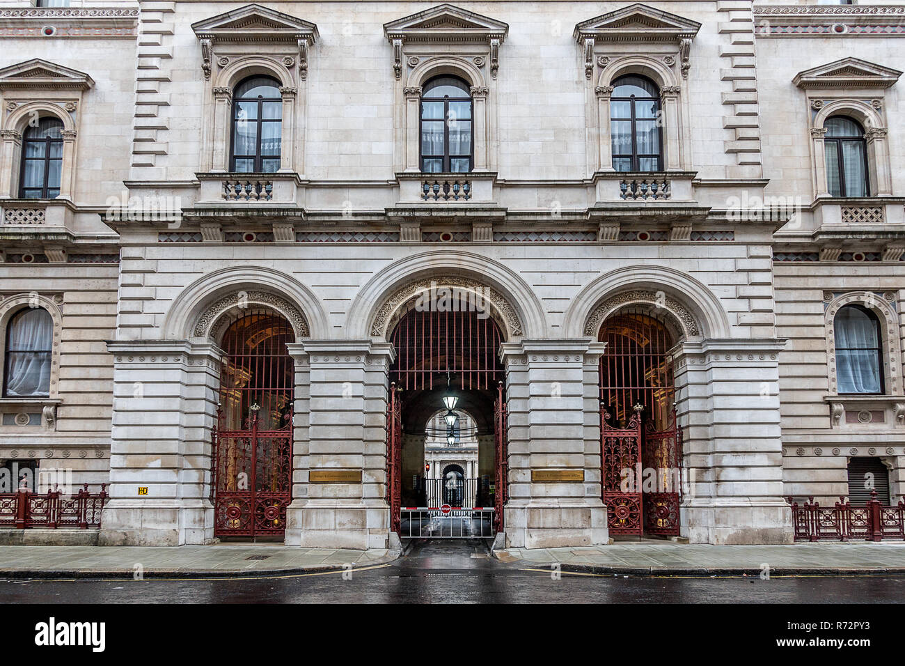 Foreign und Commonwealth Office in Whitehall in London Stockfoto