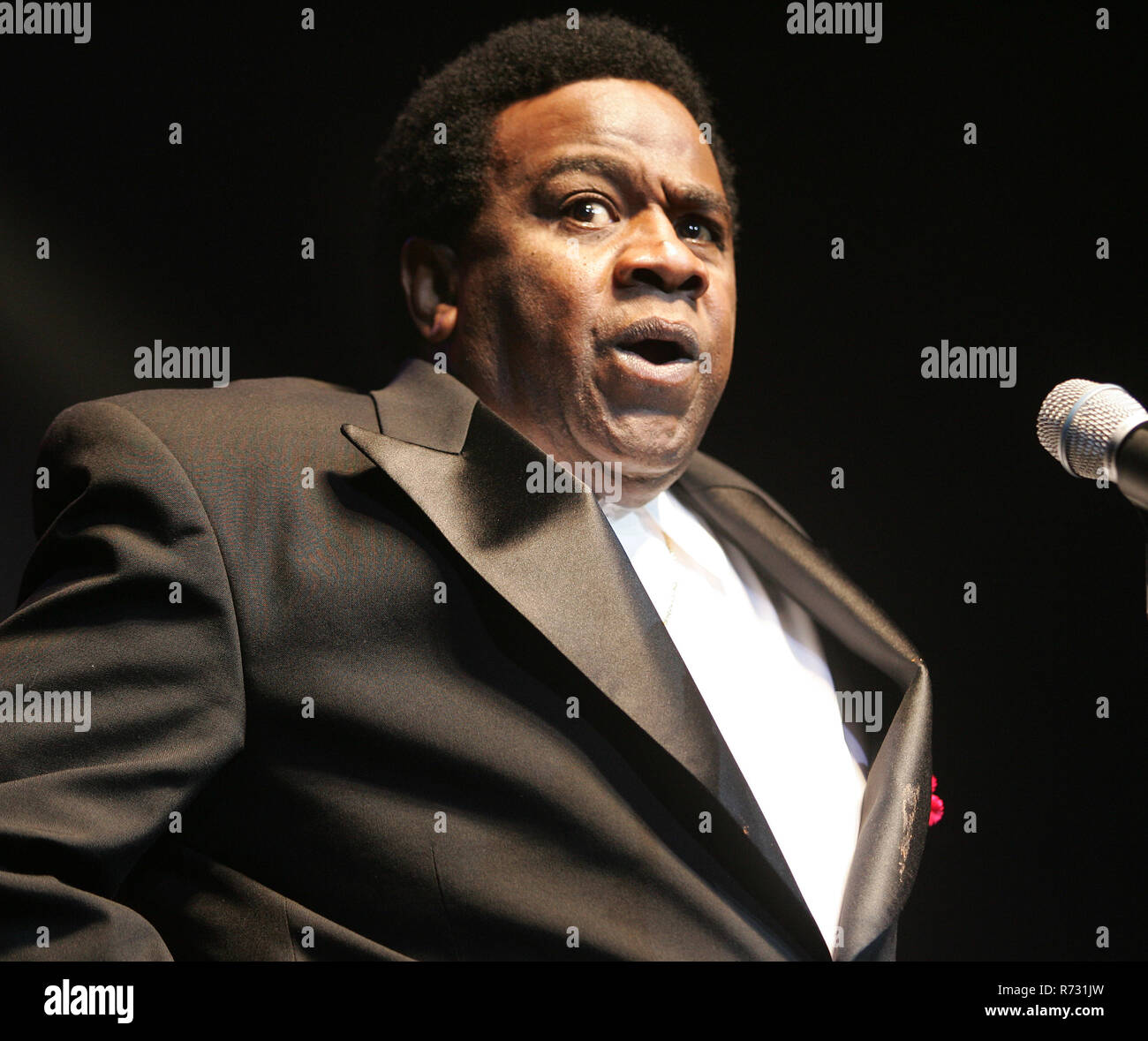 Al Green führt in Konzert im Seminole Hard Rock Hotel und Kasino in Hollywood, Florida am 24. Juli 2007. Stockfoto