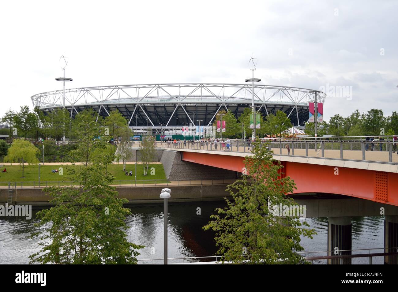 Stratford Olympic Park Stockfoto