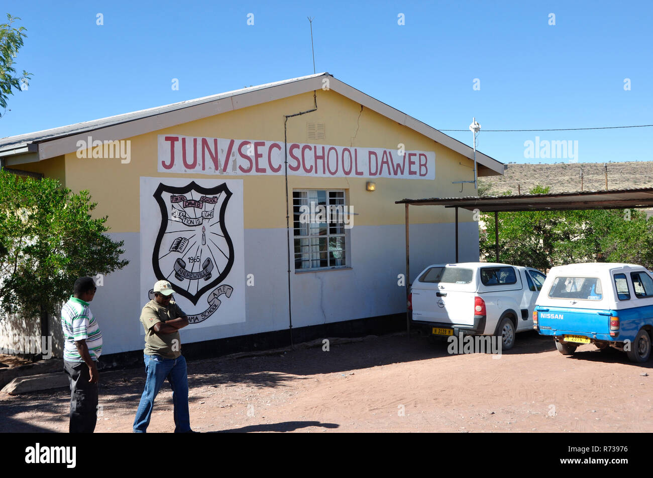 Namibia: Die Schule für Kinder, die ihre Eltern durch HIV in Maltahöhe verloren Stockfoto