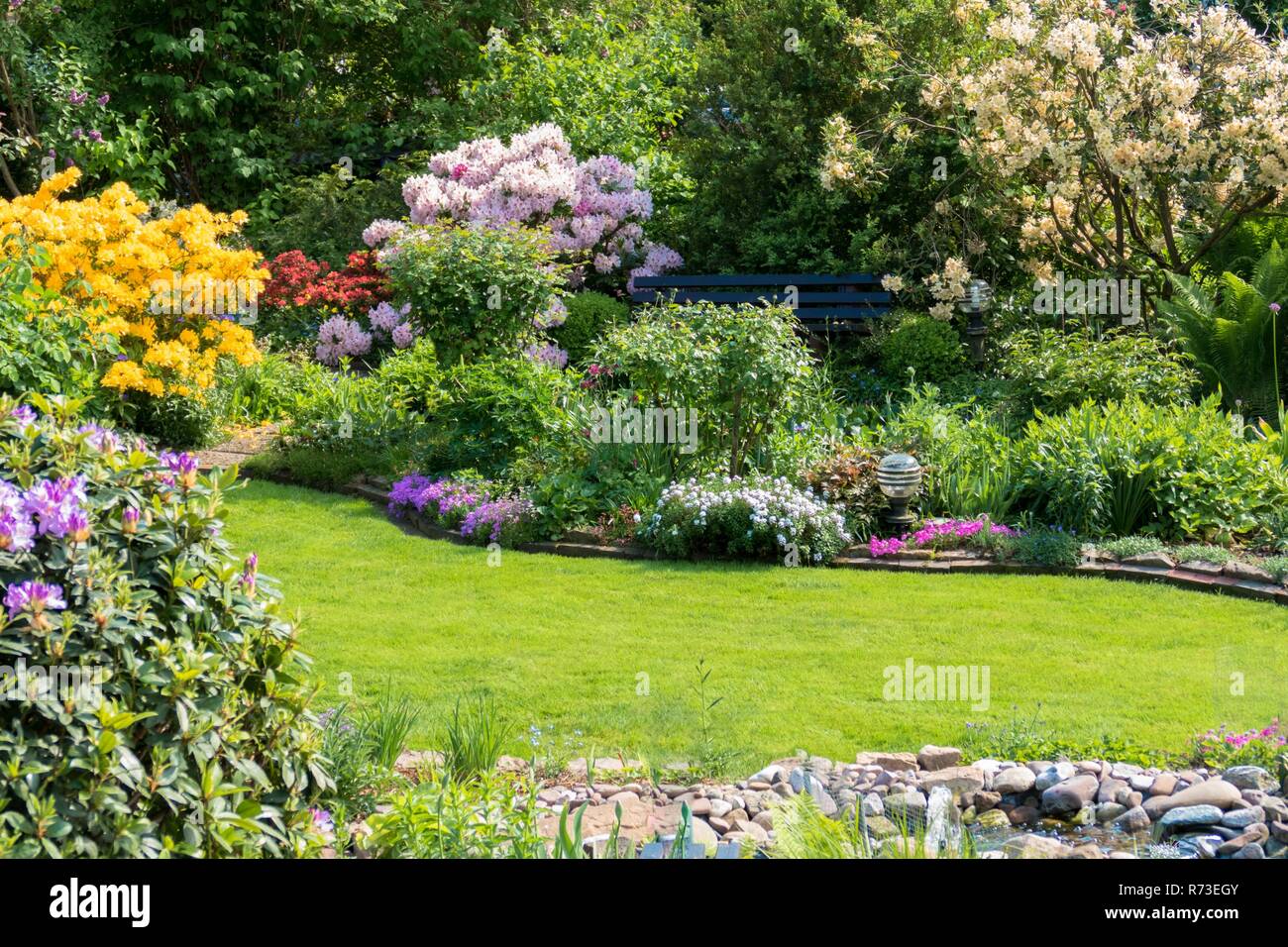 Schönen Garten im Sommer Stockfoto