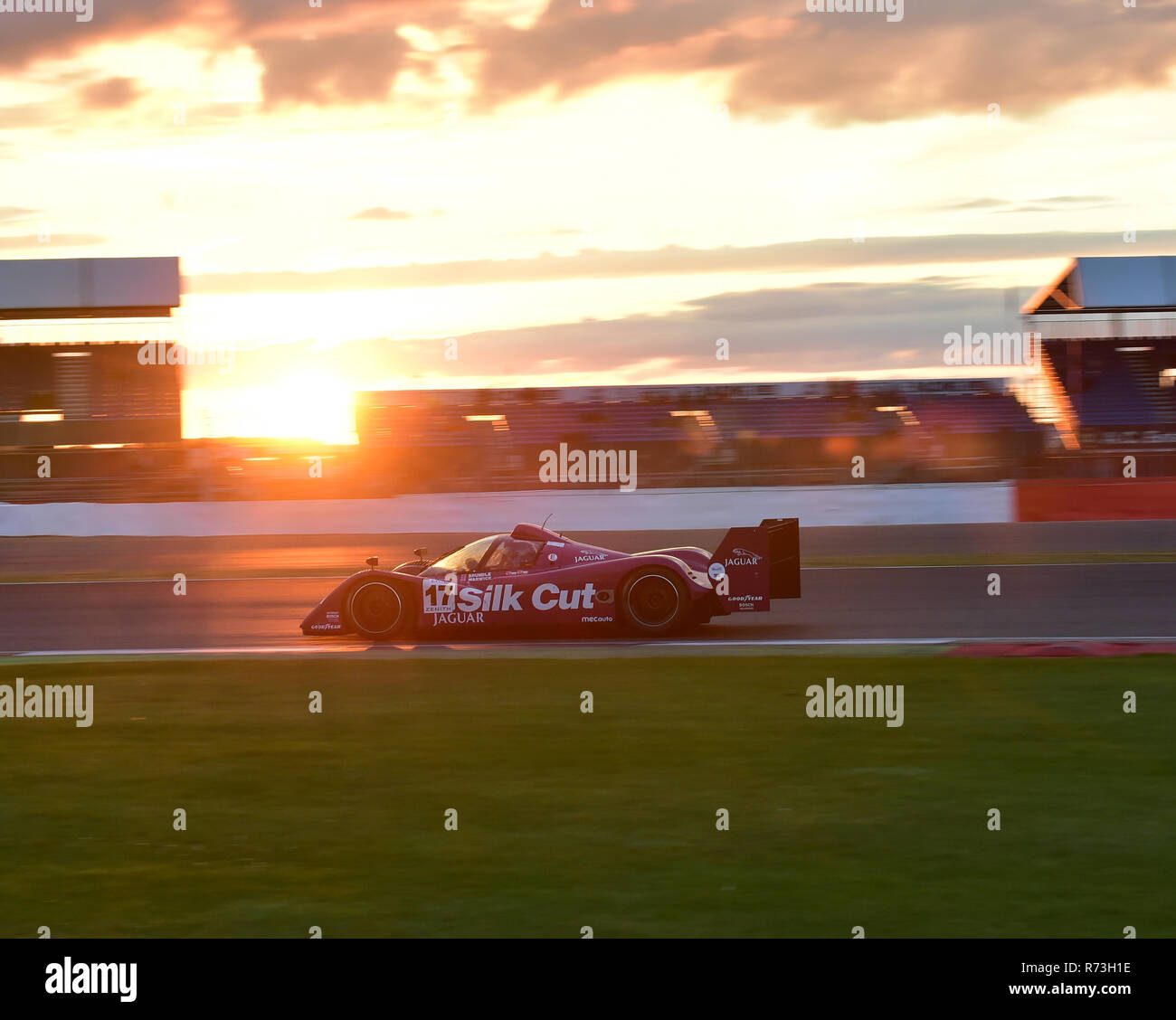 Christophe D'Ansembourg, Jaguar XJR 14, Gruppe C, Silverstone Classic 2016, 60er Jahre Autos, Chris McEvoy, Cjm - Fotografie, klassische Rennwagen, historische Raci Stockfoto