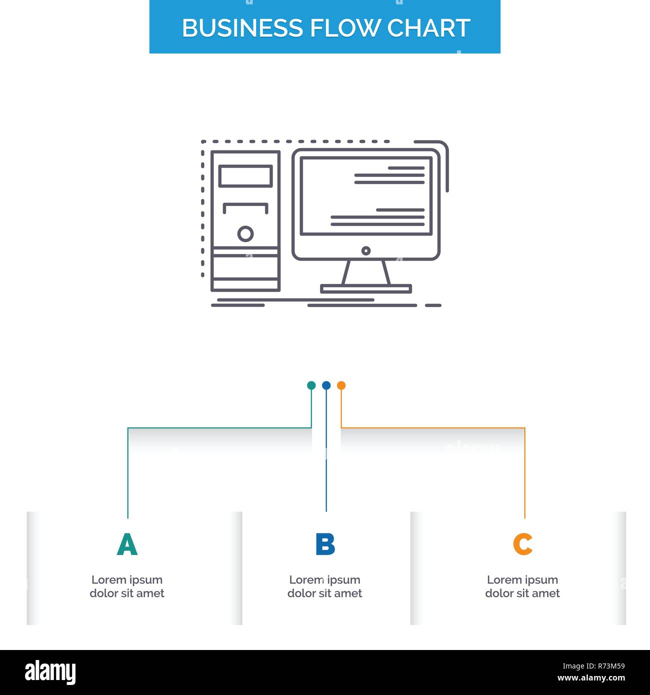 Computer, Desktop, Hardware, Workstation, System Business Flow Chart