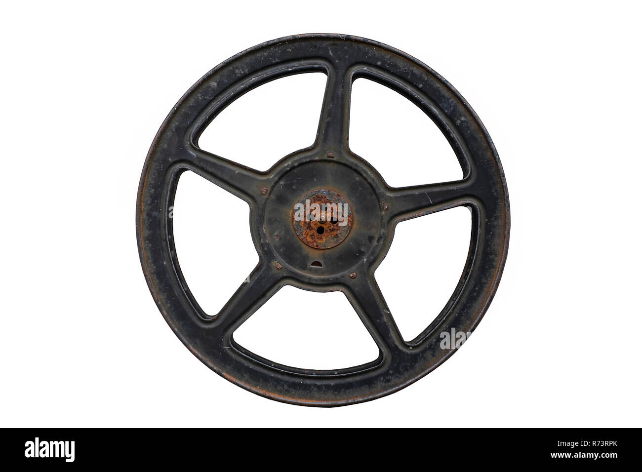 Alten rostigen Film Roll ideal für composings Stockfoto