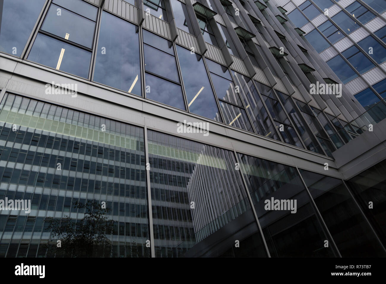Der Garten in der Stadt Glasgow College Stockfoto