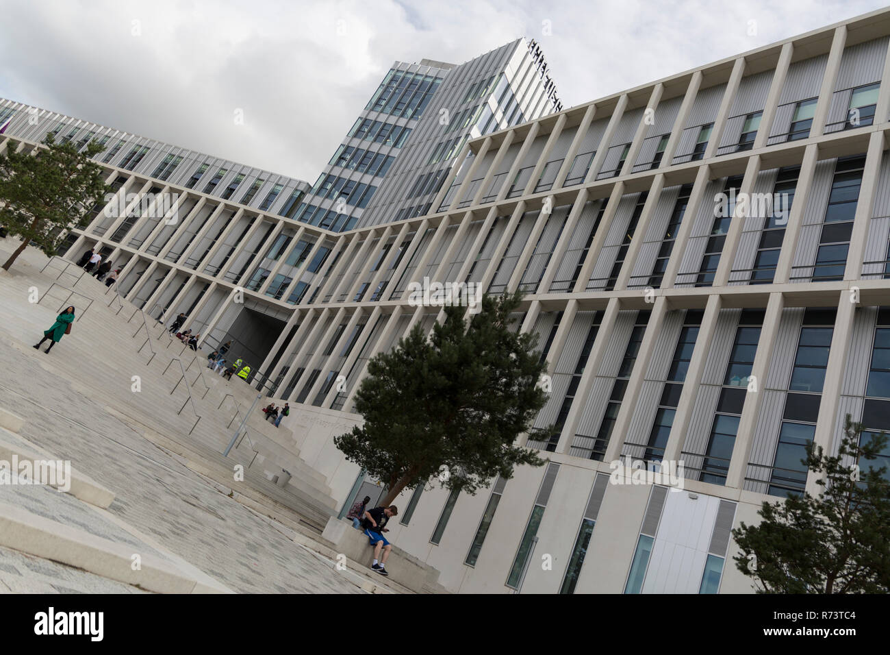 Äußere der Stadt Glasgow College und der Treppe Stockfoto