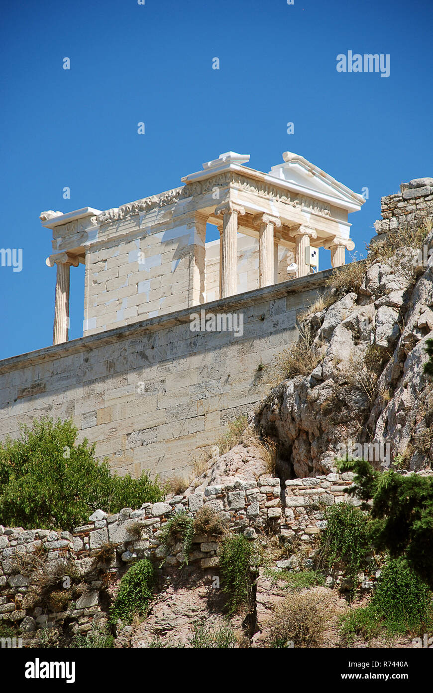 Akropolis von Athen Die arrephorion war eine kleine Gebäude neben der
