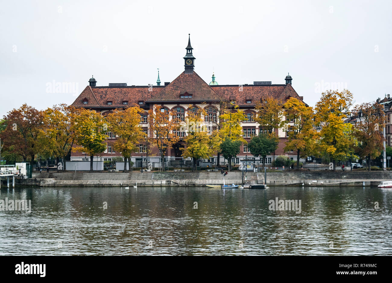 Gebäude in Basel Stockfoto