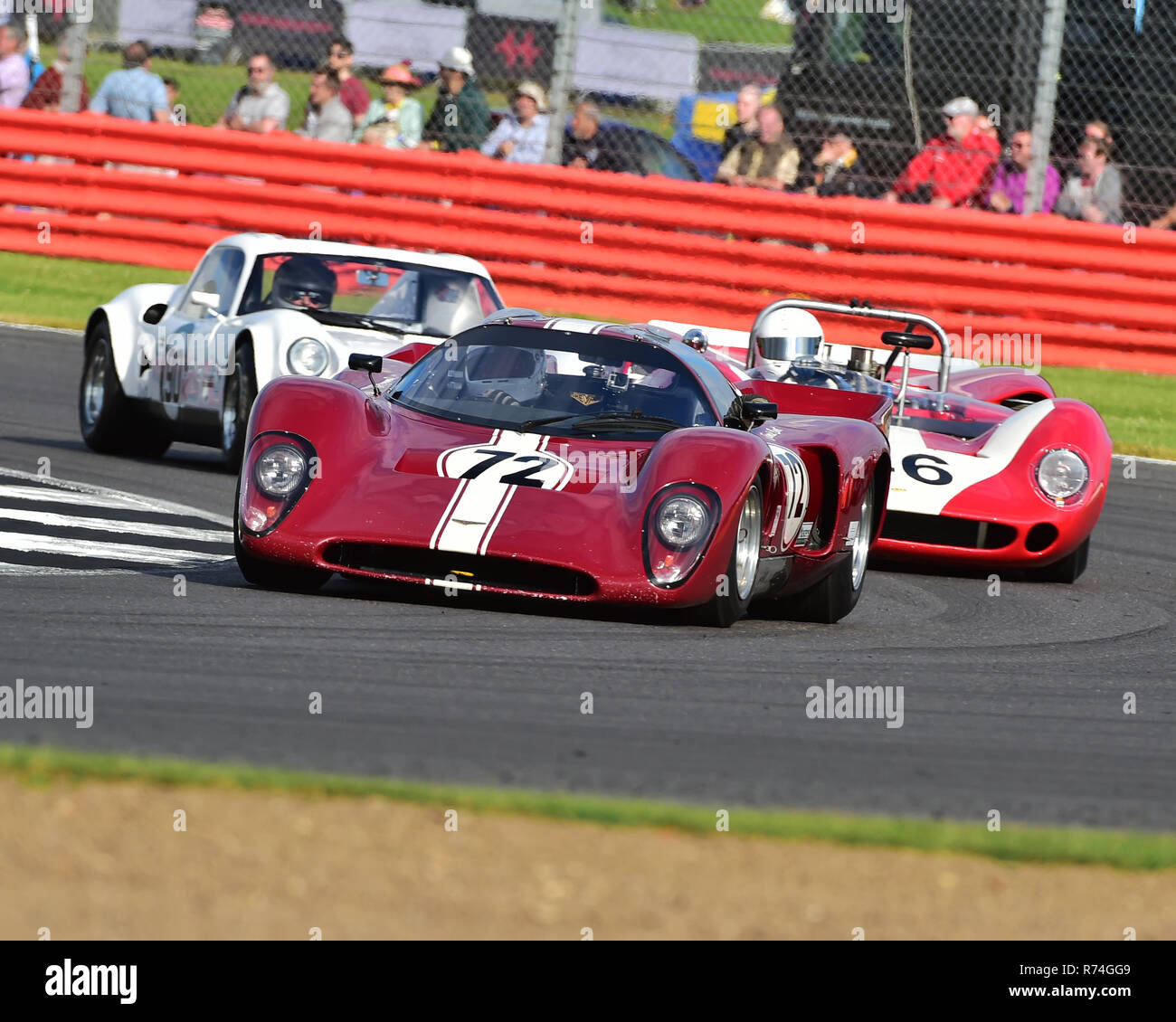 Jamie Boot, Chevron B16, FIA, Meister historischen Sportwagen, Silverstone Classic 2016, 60er Jahre Autos, Chris McEvoy, Cjm - Fotografie, klassische Rennwagen, h Stockfoto