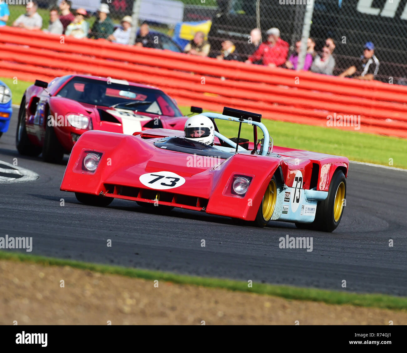 Keith Martin, Dulon Dino LD 10 B, FIA, Meister historischen Sportwagen, Silverstone Classic 2016, 60er Jahre Autos, Chris McEvoy, Cjm - Fotografie, Classic Racing Stockfoto