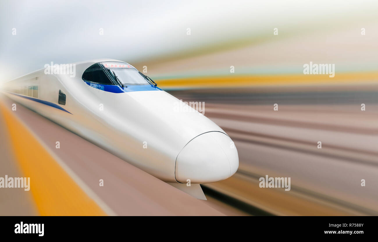 China, s High Speed Train Stockfoto