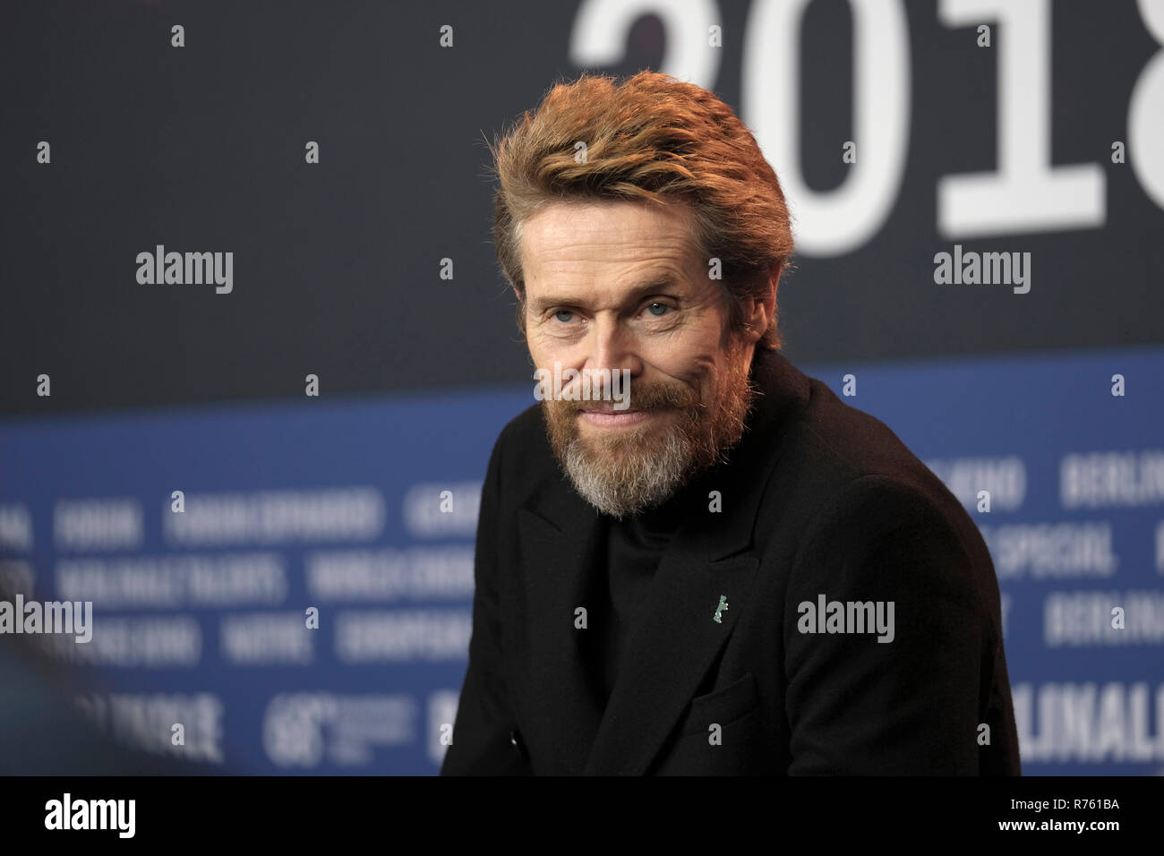 Willem Dafoe - Pressekonferenz, Berlinale 2018, 20. Februar 2018, Berlin. Stockfoto