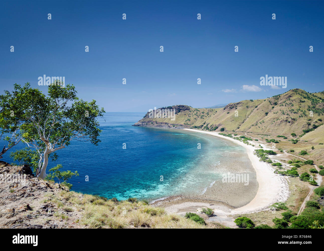 Küste und Strand in der Nähe von Dili in Osttimor Timor-Leste Stockfoto