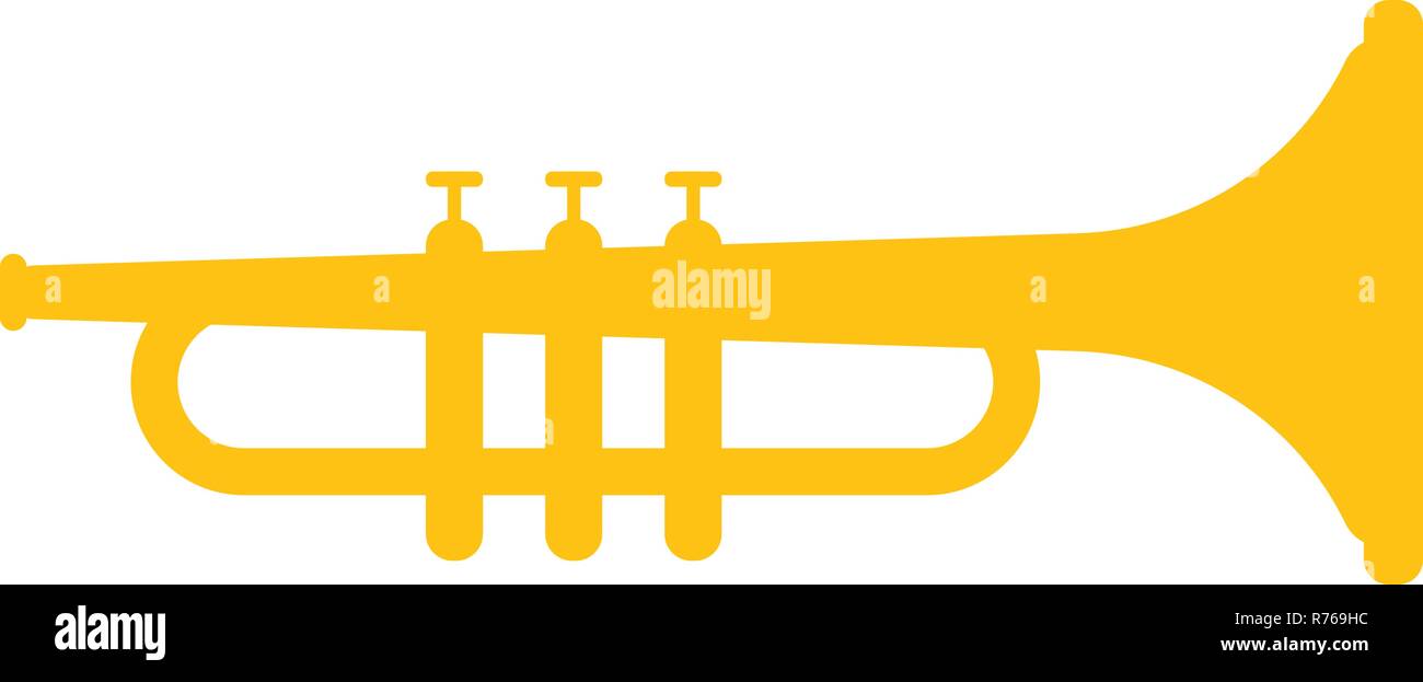 Trompete grafik design template Vector Stock-Vektorgrafik - Alamy