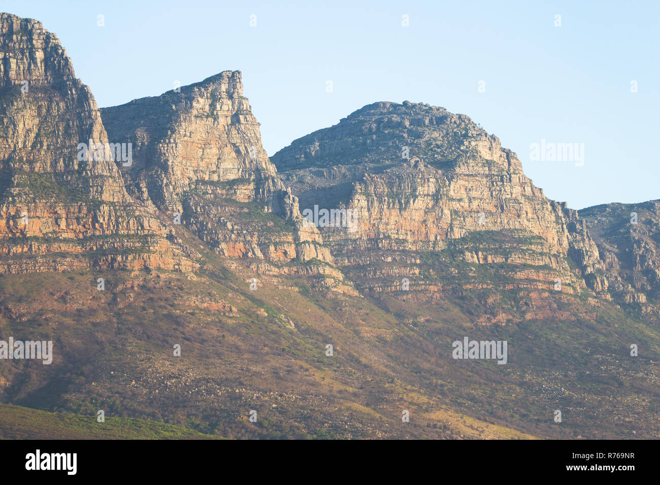 Zwölf Apostel Berge Fortsetzung der Table Mountain National Park in Kapstadt Südafrika Stockfoto