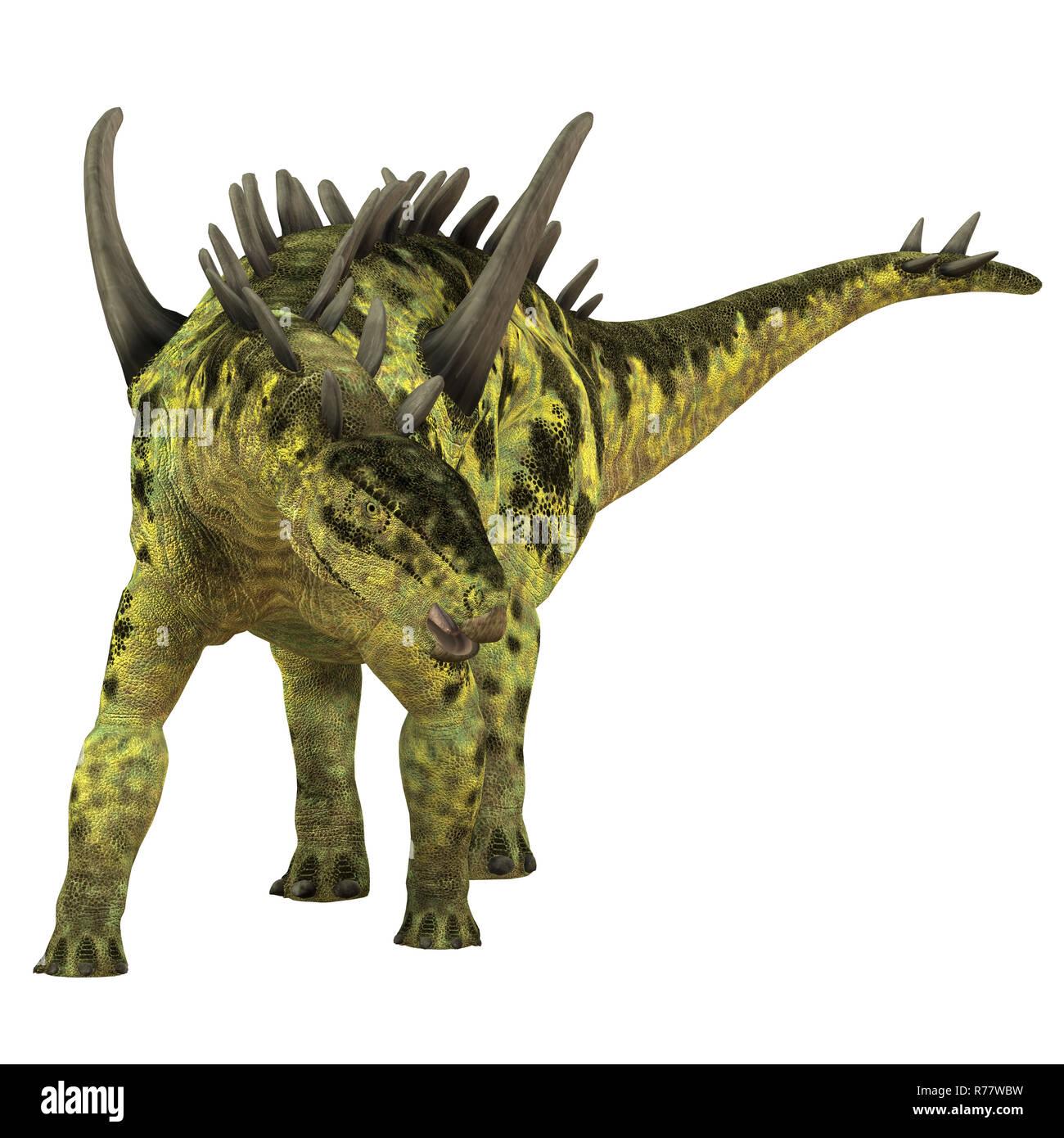 Gigantspinosaurus Pflanzenfresser Dinosaurier Stockfoto