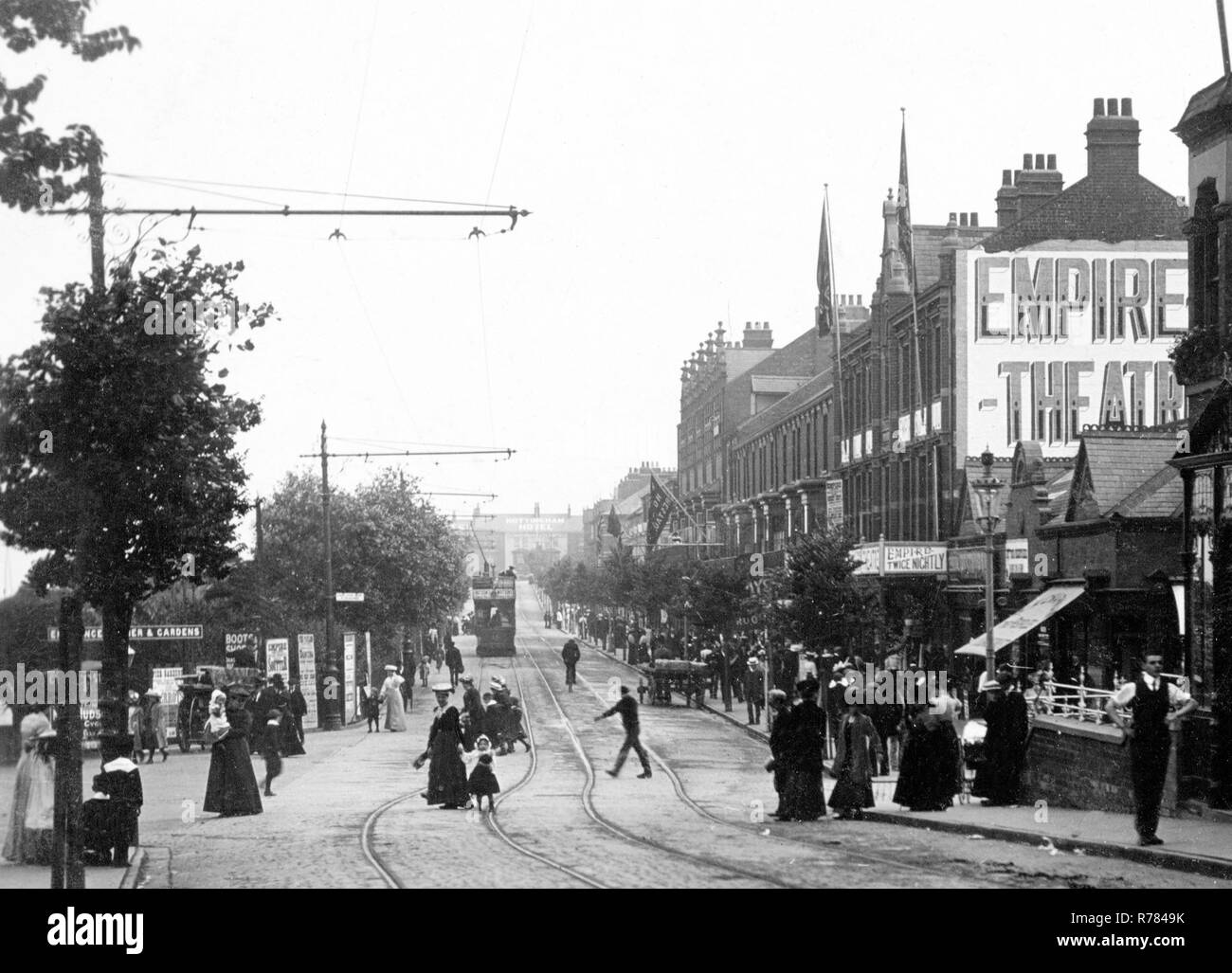 Alexandra Road, Cleethorpes Stockfoto