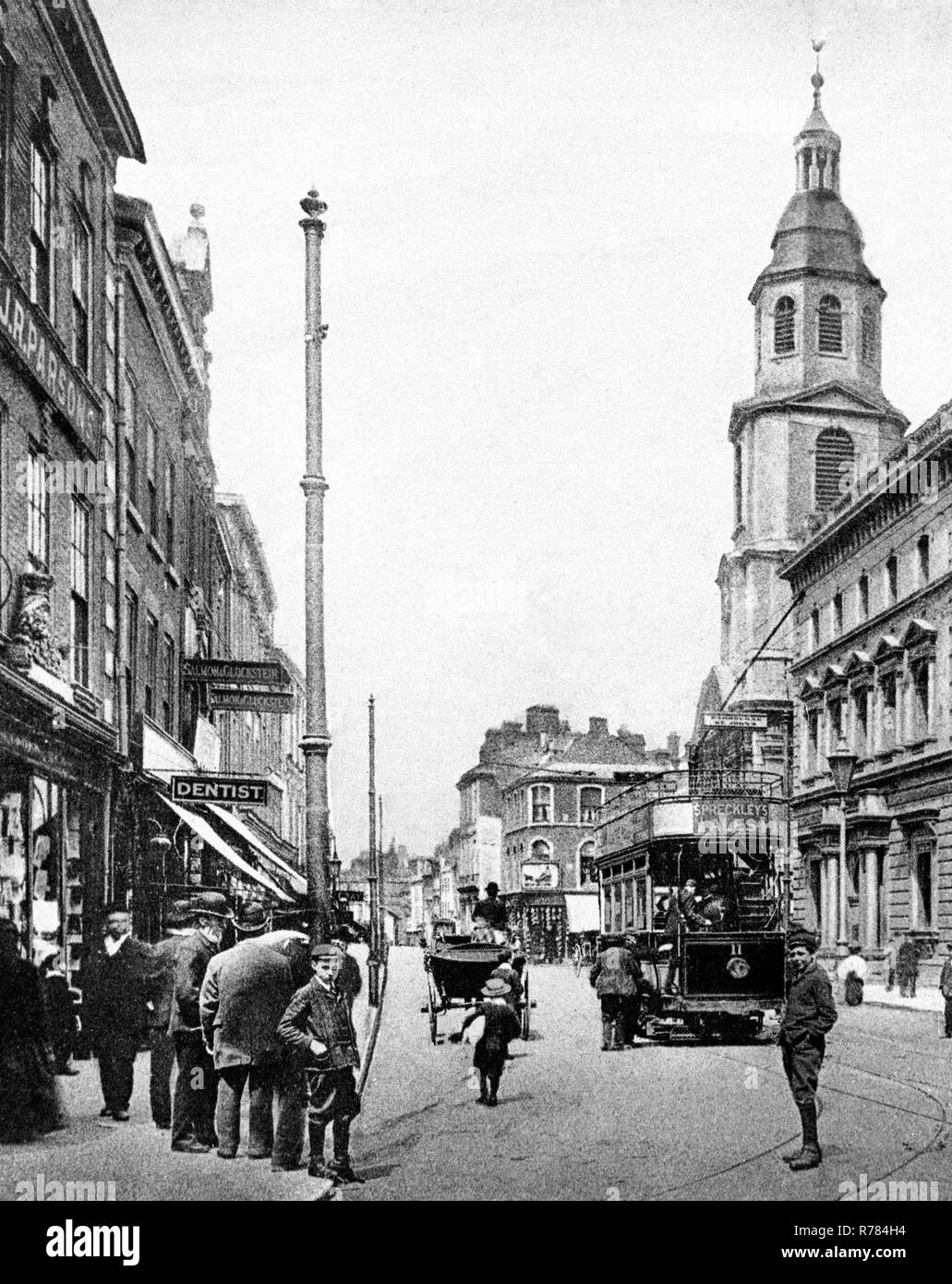 Das Kreuz, Worcester Stockfoto