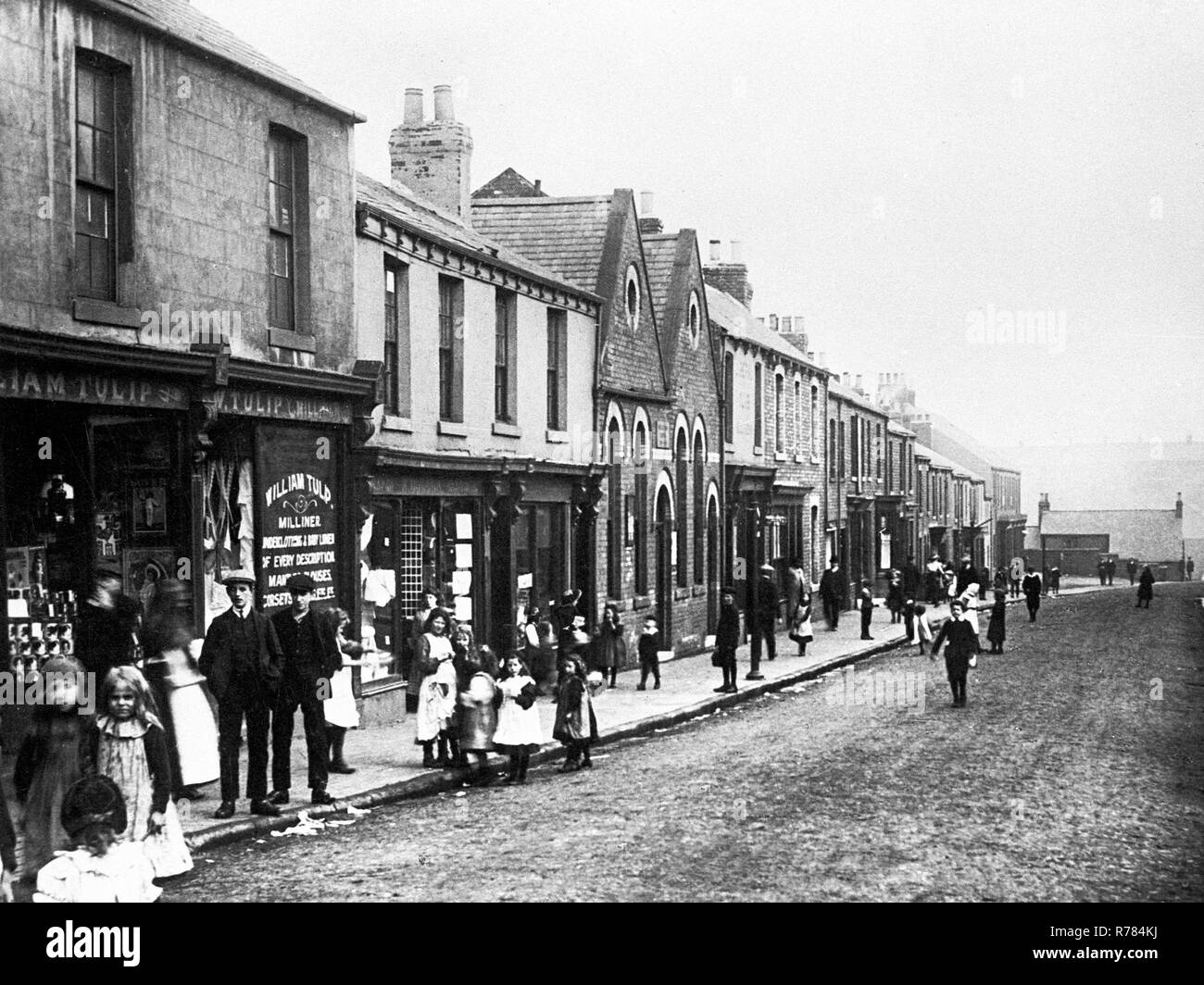 Vordere Straße, Trimdon Grange Stockfoto