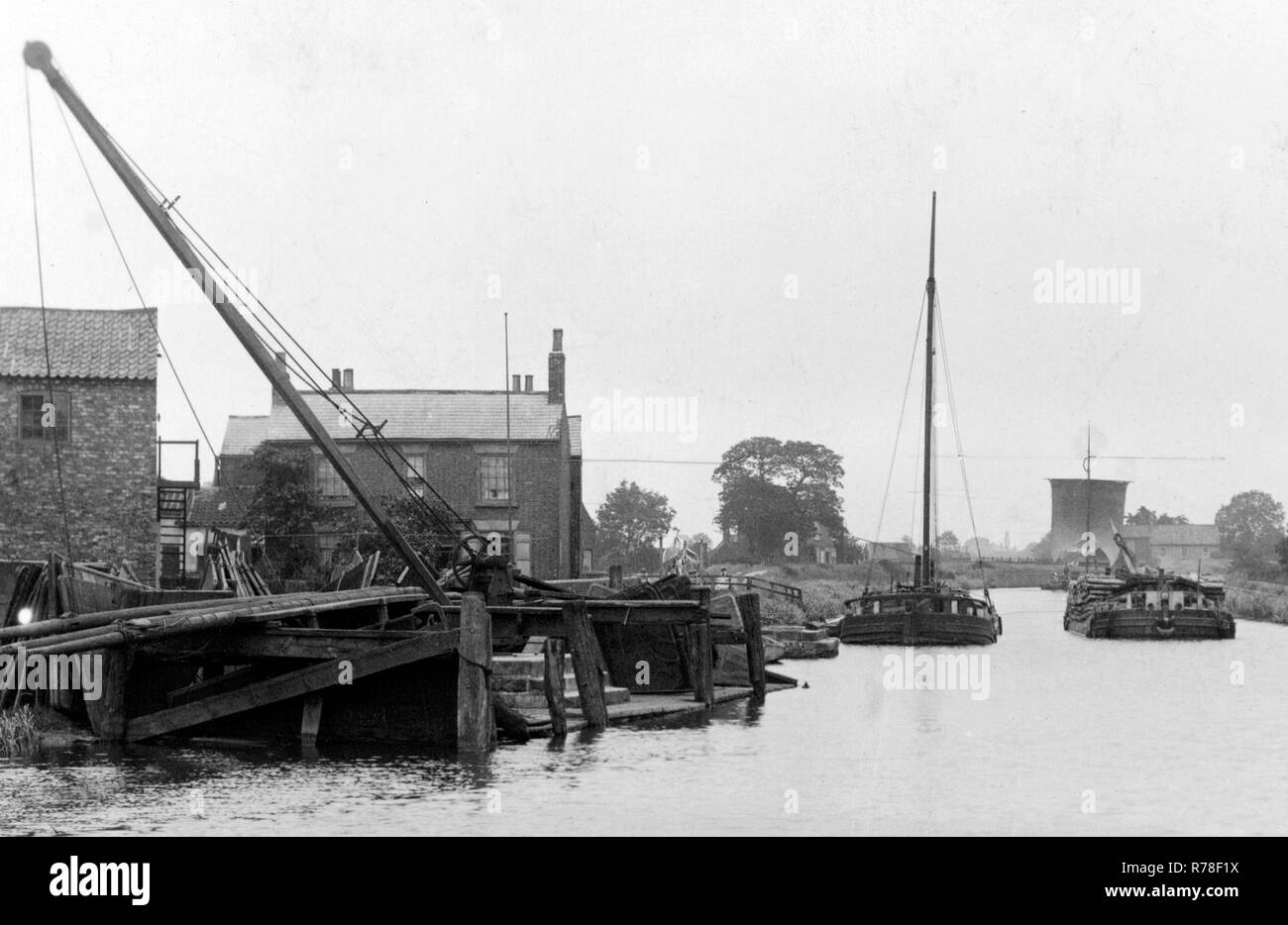 Der Kanal, Stainforth Stockfoto