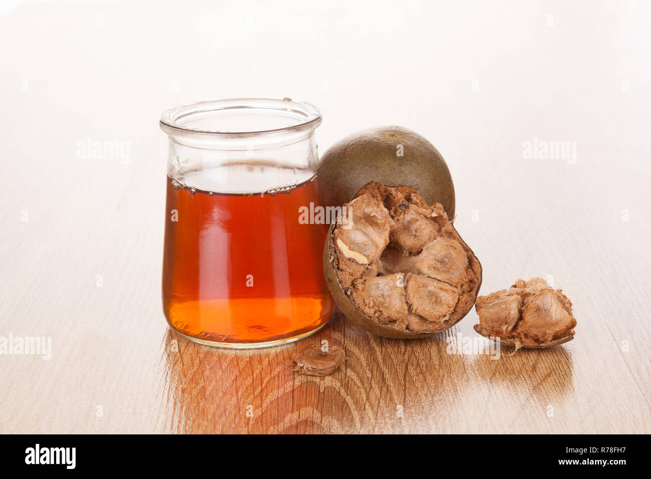 Luo Han Guo aka Mönch Obst Stockfoto