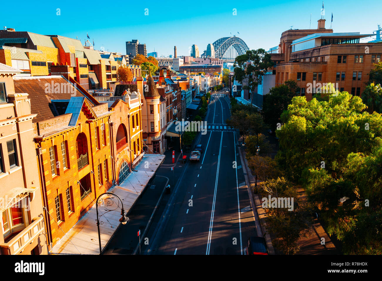 Die Felsen, Circular Quay, Sydney, Australien Stockfoto