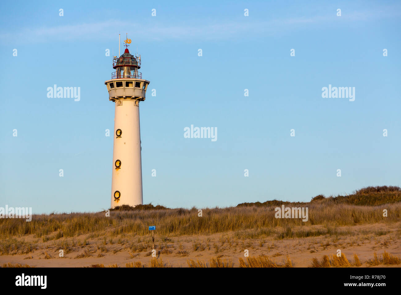 Leuchtturm, Egmond aan Zee, Nordholland, Niederlande Stockfoto