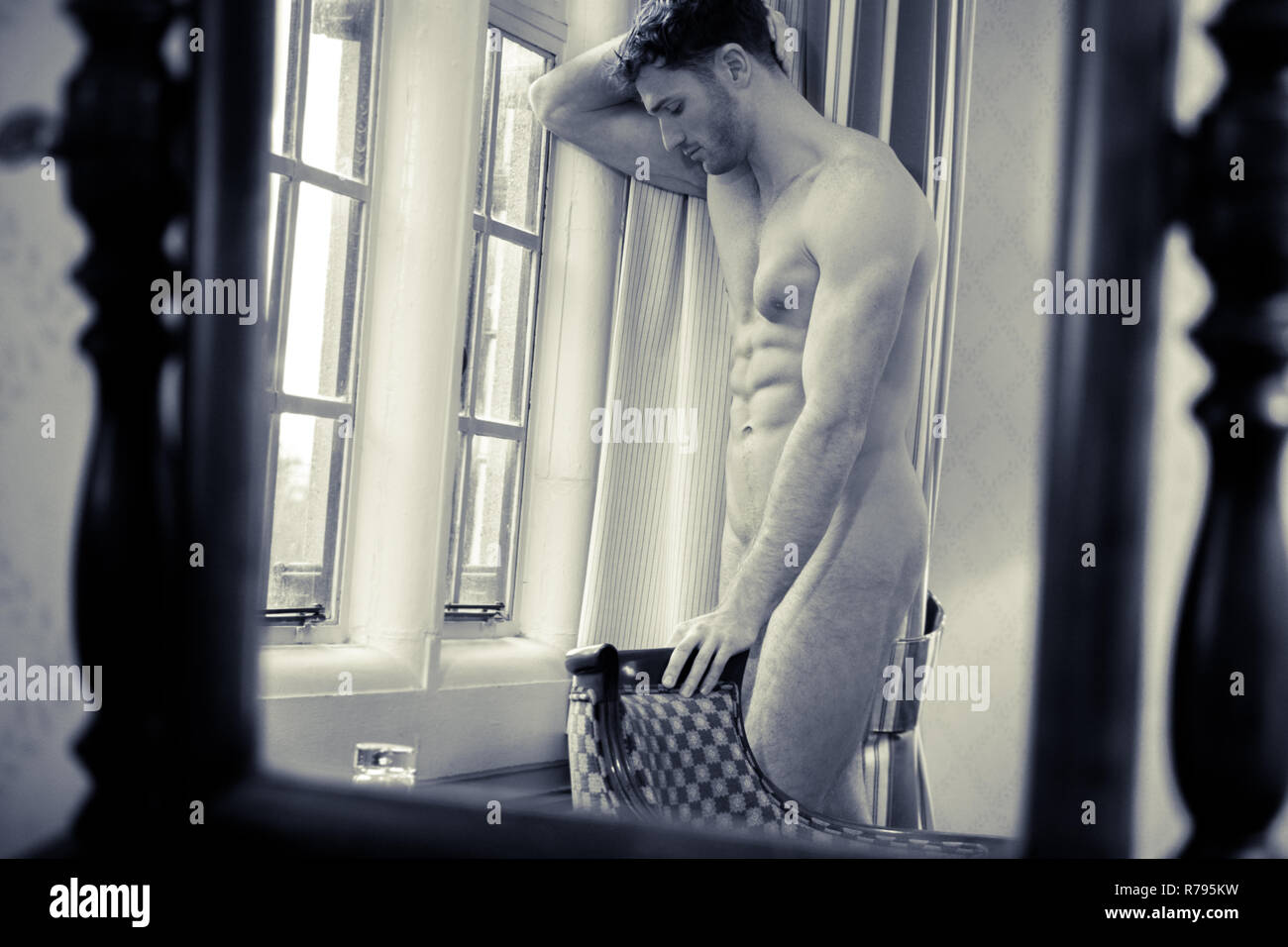 Muskulöse nackte männer