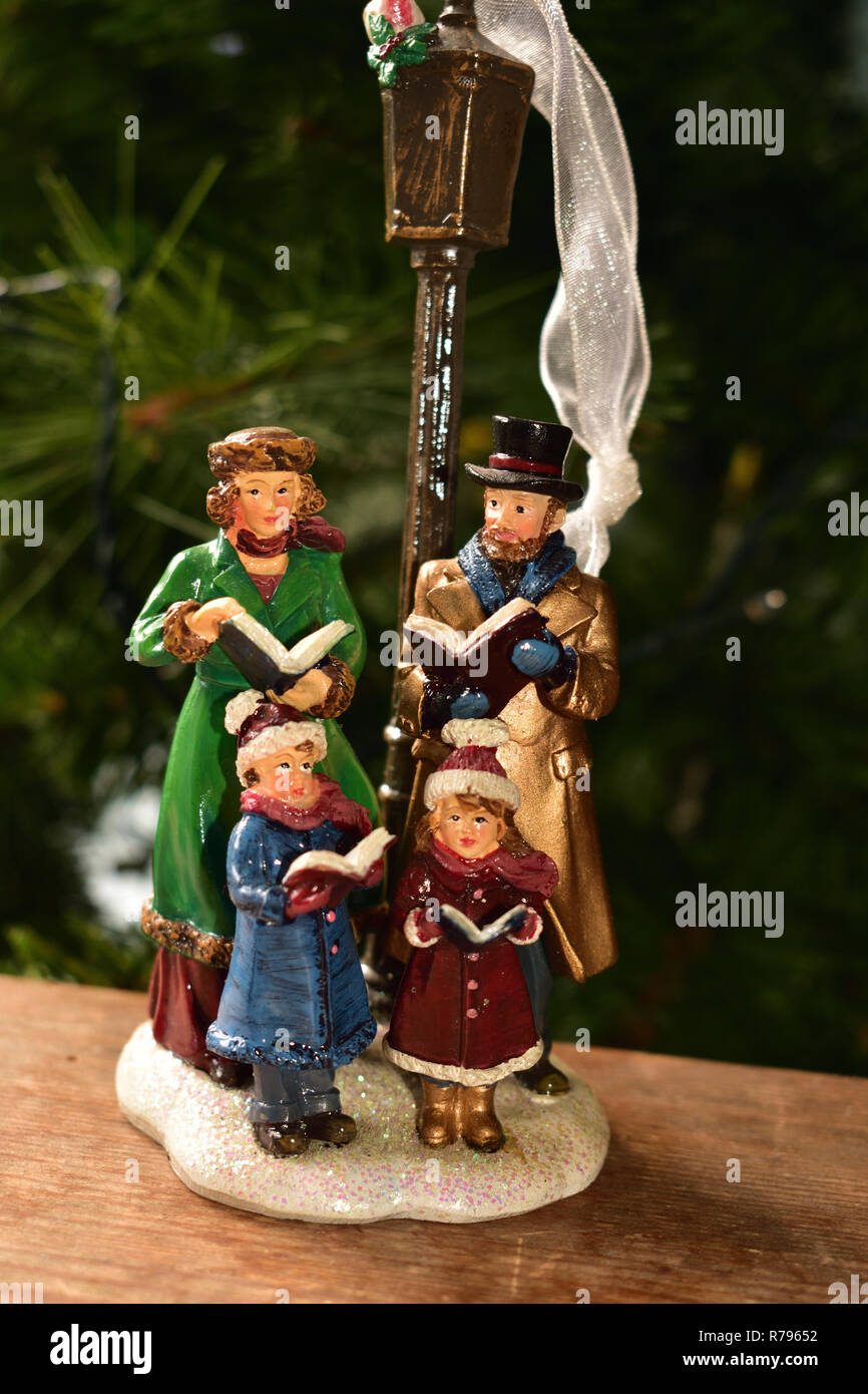 Weihnachten Miniatur Ornament Stockfoto