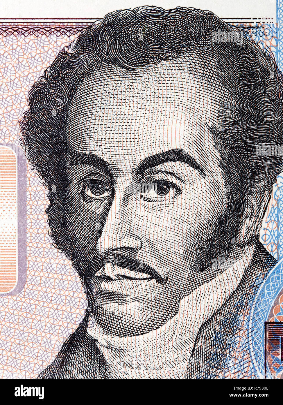 Simon Bolivar portrait Stockfoto