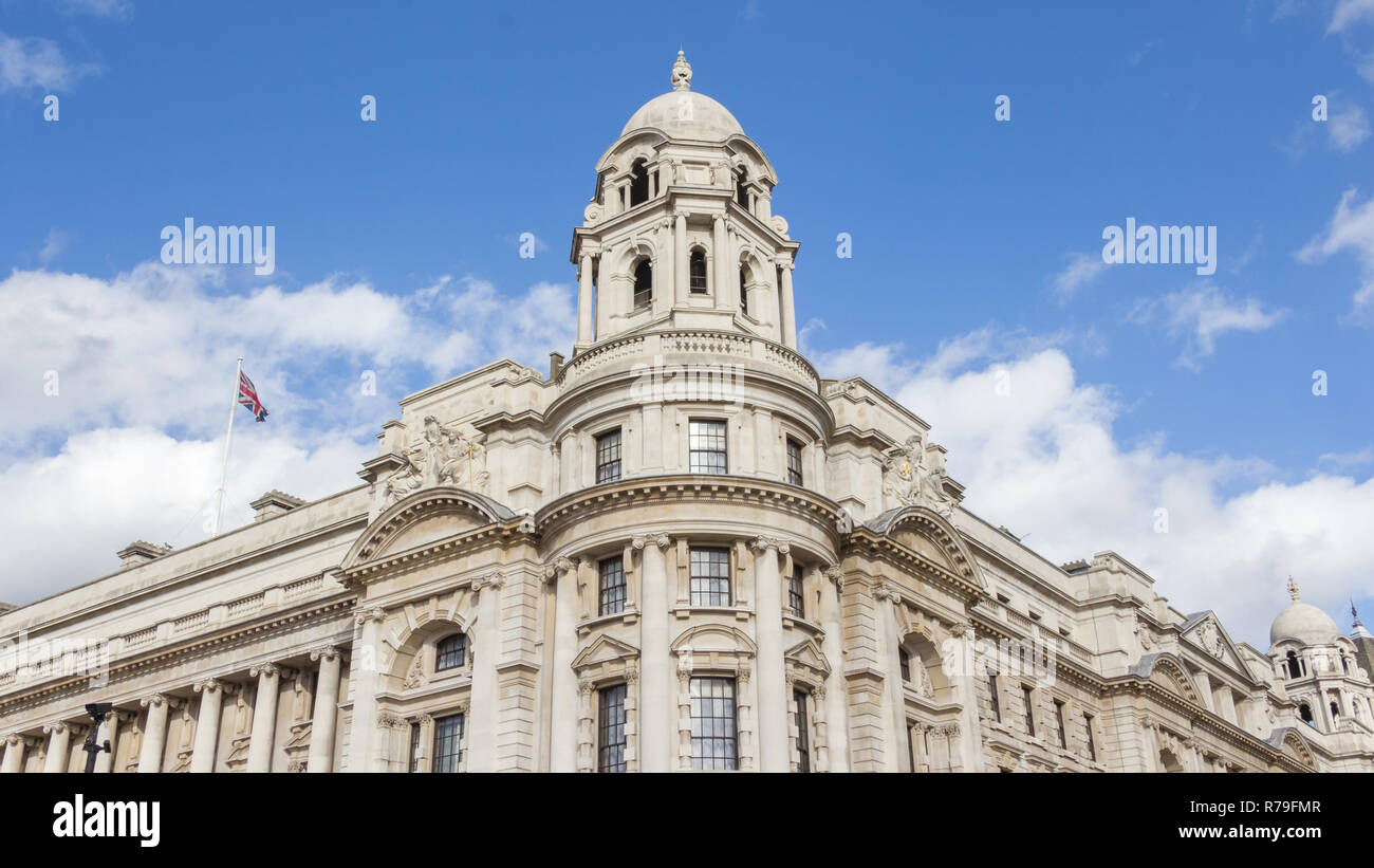 Alten Krieg Bürogebäude an der Horse Guards Avenue in London, Großbritannien Stockfoto
