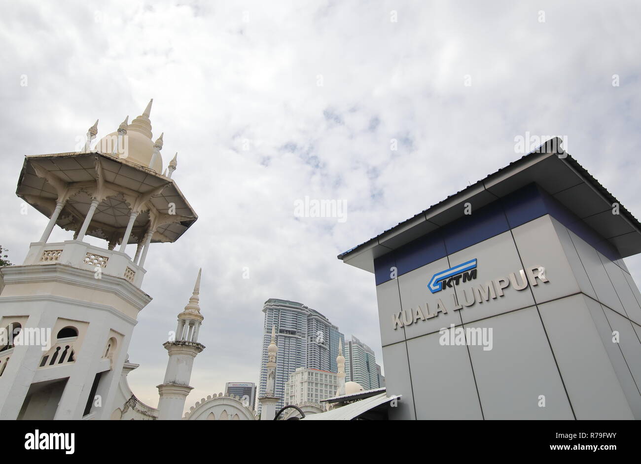 KTM alter Bahnhof Kuala Lumpur in Kuala Lumpur, Malaysia Stockfoto