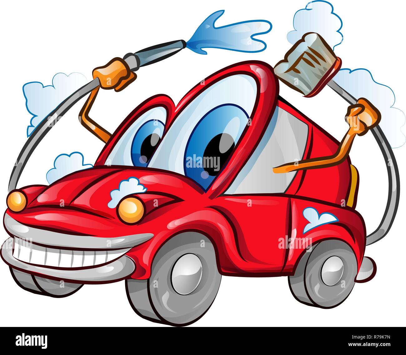 Auto waschen clip art -Fotos und -Bildmaterial in hoher Auflösung – Alamy