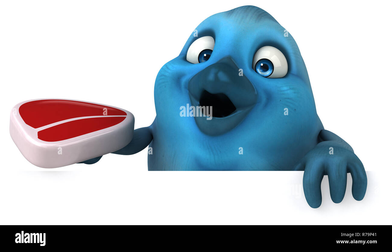 Spaß Elefant - 3D-Darstellung Stockfoto