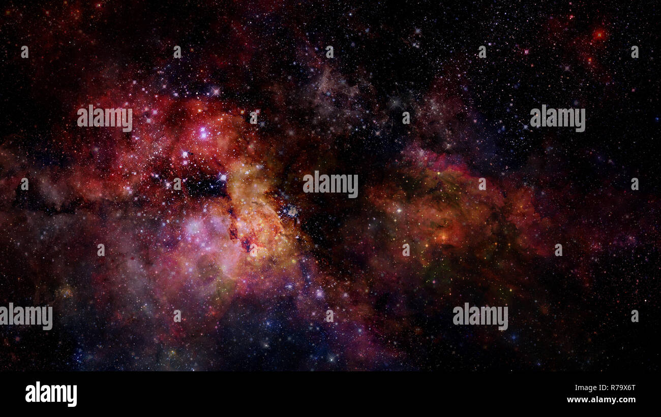 Riesige leuchtende Nebel. Raum Hintergrund. Elemente dieses Bild von der NASA eingerichtet Stockfoto